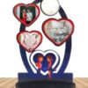 Couple Heart 4 College D Wood Photo Frames