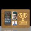 Teacher Hidden Message D Wood Photo Frames