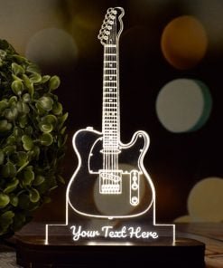 Guitar Acrylic D Wood Table Photo Frames