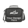 Black Custom Milton 3 Containers Lunch Box