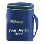 Buy Black Borosil Glass 3 Set Office Tiffin | Leak Proof Stainless Steel | Insulated Fabric Carry Bag