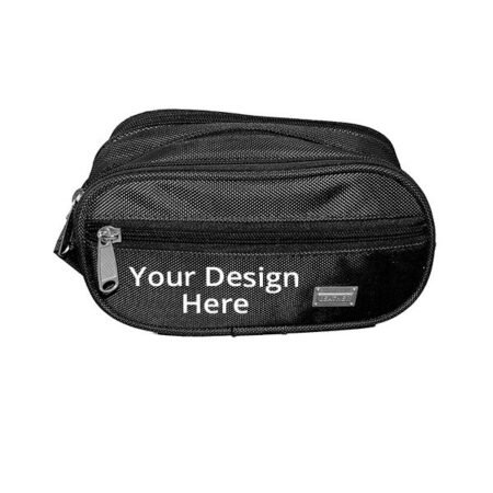 Promotional Black Unisex Side Travel Bag