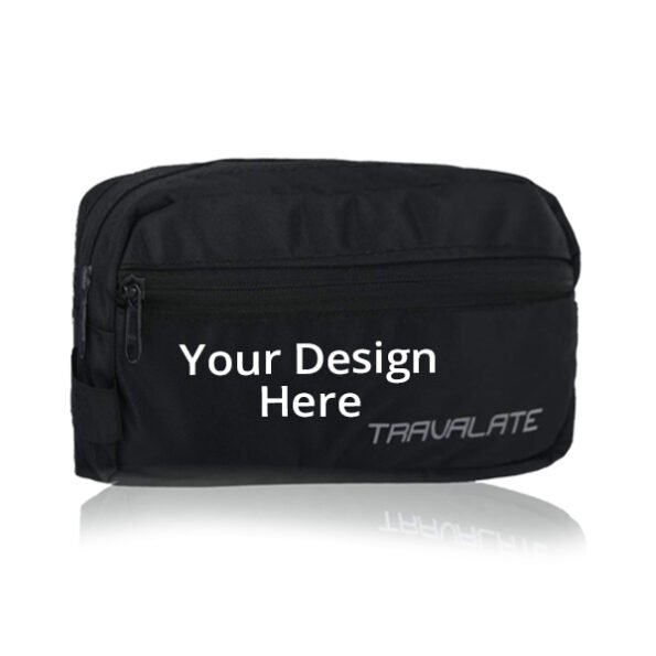 Buy Hand Holder Black Unisex Duffle Travel Bag | Custom Trendy Waterproof Leather | Toiletry/ Hanging/ Luggage Tote Bag