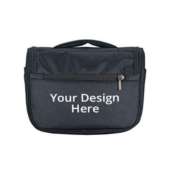 Buy Unisex Travel Black Duffle Side Bag | Custom Trendy Waterproof Leather | Toiletry/ Hanging/ Luggage Tote Bag