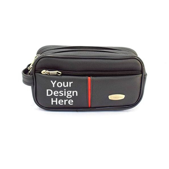 Buy Black Red Stripe Unisex Duffle Travel Bag | Custom Trendy Waterproof Leather | Toiletry/ Hanging/ Luggage Tote Bag