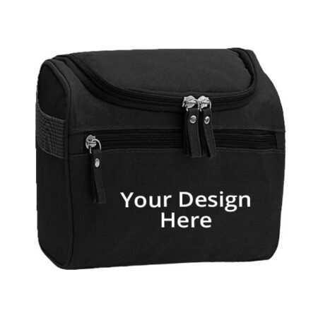 Black 2 Chain Unisex Duffle Side Travel Bag