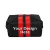 Red Shaving Duffle Side Travel Pouch