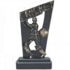 Cricket Wooden Base Golden Trophies Cup