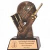 Cricket Golden Wooden Base Trophies Cup