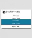 Buy Company Info Smart Digital Visiting Card | Own Design Rectangle Plain/Blank | Card for Home Office use