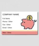 Buy Company Finance Smart Digital Visiting Card | Own Design Rectangle Plain/Blank | Card for Home Office use