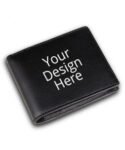 Buy Customized Leather Black Charm Wallet | Own Name Photo D RFID | Genuine Leather Wallet For Men