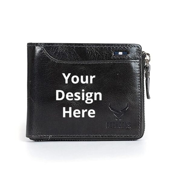 Buy Document Carry C Artificial Charm Wallet | Own Name Photo D RFID | Genuine Leather Wallet For Men