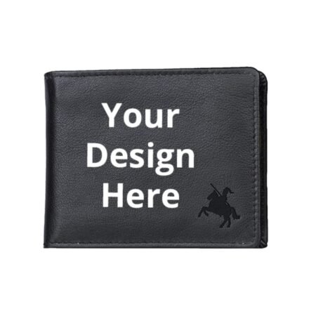 Black Custom Artificial Horse Charm Wallet