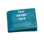 Aqua Blue Custom Artificial Charm Wallet