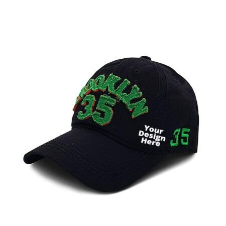 Embroidery Baseball Sports Custom Black Cap