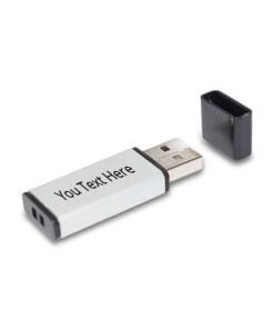 Buy Custom White Metal Logo | Name Printing Unique 4-64GB | USB Gift Pen Drive