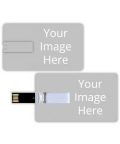 Custom Credit Card Metal Logo USB Pen Drive