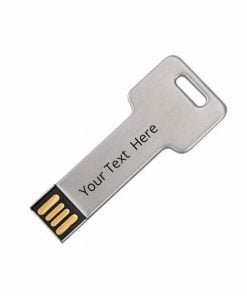 Buy Custom Key Design Metal Logo | Name Printing Unique 4-64GB | USB Gift Pen Drive