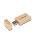 Buy Custom Rectangle Shape Wood Metal Logo | Name Printing Unique 4-64GB | USB Gift Pen Drive