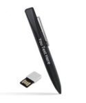 Buy Custom Black Unibody Metal Logo | Name Printing Unique 4-64GB | USB Gift Pen Drive (Copy)