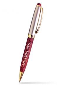 Buy Black A Red Spray Custom Metal Pen | Engraved Name A Design On Body | Gift For Writing Love Ones