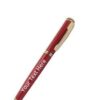 Engraved Design Red Color Custom Metal Pen