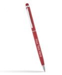 Buy Red Slim Custom Metal Pen | Engraved Name A Design On Body | Gift For Writing Love Ones