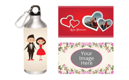 Love Design Customized Photo Printed Sipper